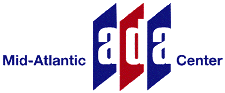 This picture shows the logo of Mid-Atlantic ADA Center